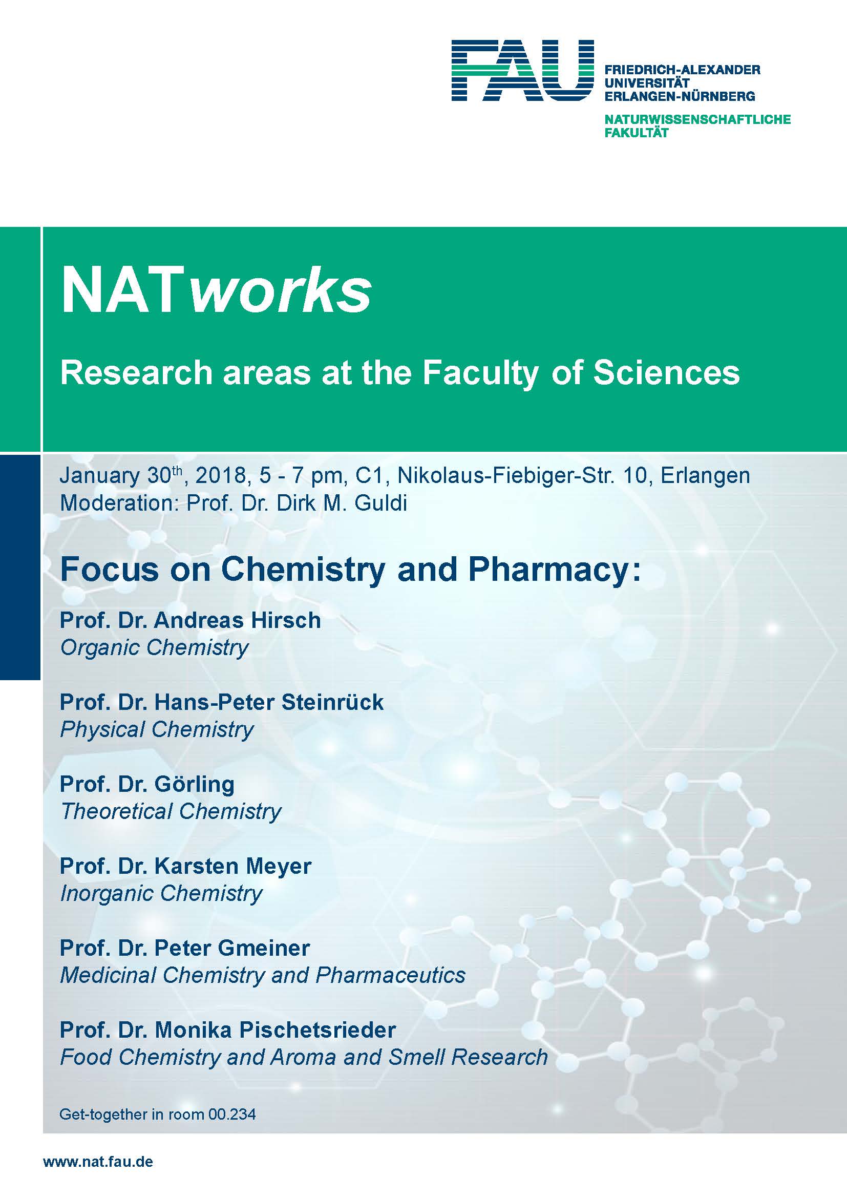Zum Artikel "NATworks – Veranstaltungsreihe der Naturwissenschaftlichen Fakultät"