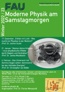 Moderne Physik am Samstagmorgen - Winter 2022 / 23